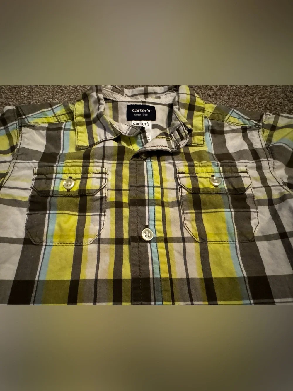 Carters carter plaid